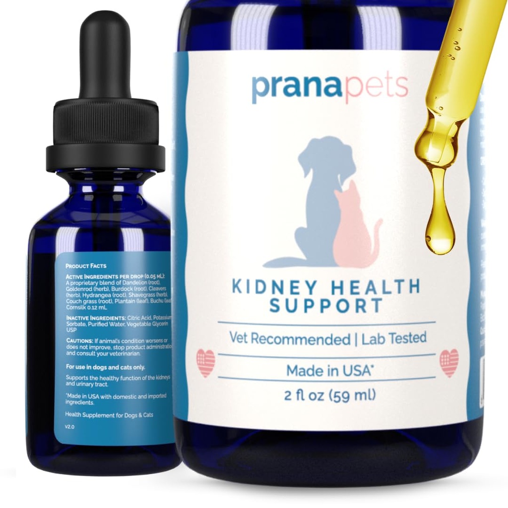 PranaPets Niergezondheid Support Supplement voor Katten 