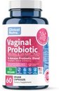 Klinische Nutra Vaginale Probiotica voor vrouwen pH-balans, Vaginale Odor Controle met Prebiotica & Lactobacillus Blend - Womens Health Supplement gezonde Vaginale Flora Ondersteuning 60 Capsules