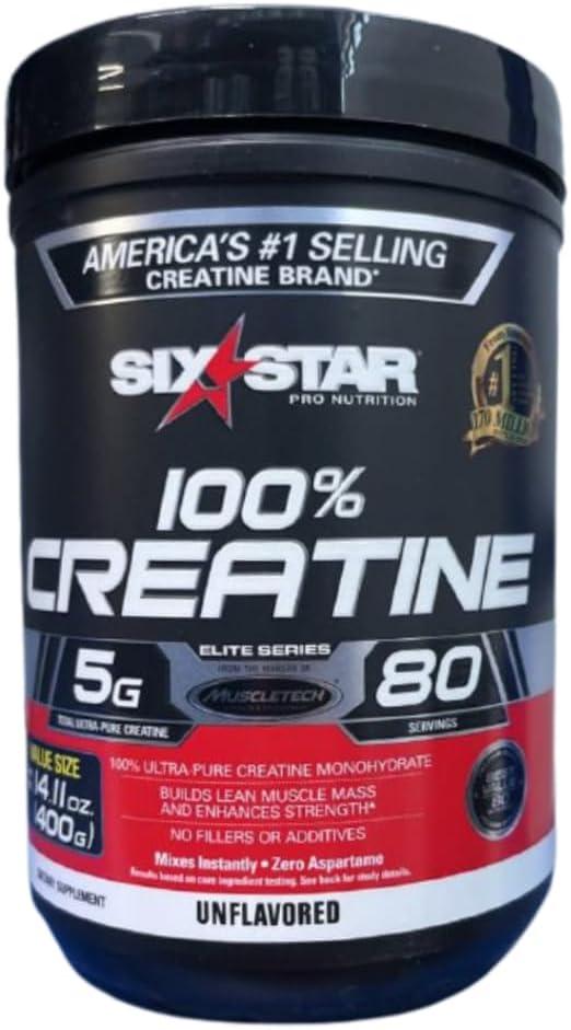 Zes sterren Creatine Monohydraat Elite 100% Creatine Monohydraat Poeder 