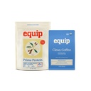 Equip Foods Prime Proteïne Poeder Vanille & Gold Standaard Schoon Koffie