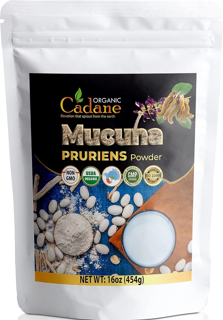 Biologische Cadane Mucuna Pruriens Poeder 1 Pond 