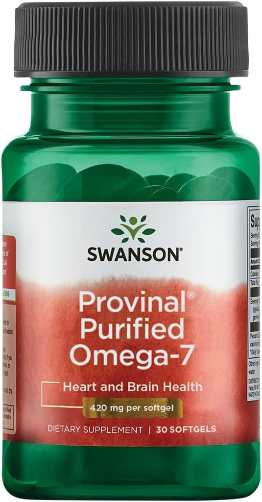 Swanson Provinal Gezuiverd Omega-7 30 Sgels
