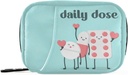 Naanle Cute Pill Box 7 Day Case Bag Travel Organizer met Zipper draagbare Wekelijkse Compacte grootte voor vitamine supplement houder Daily blue 4.6 x 3,14 x 1,88 Inch, 1 Tellen