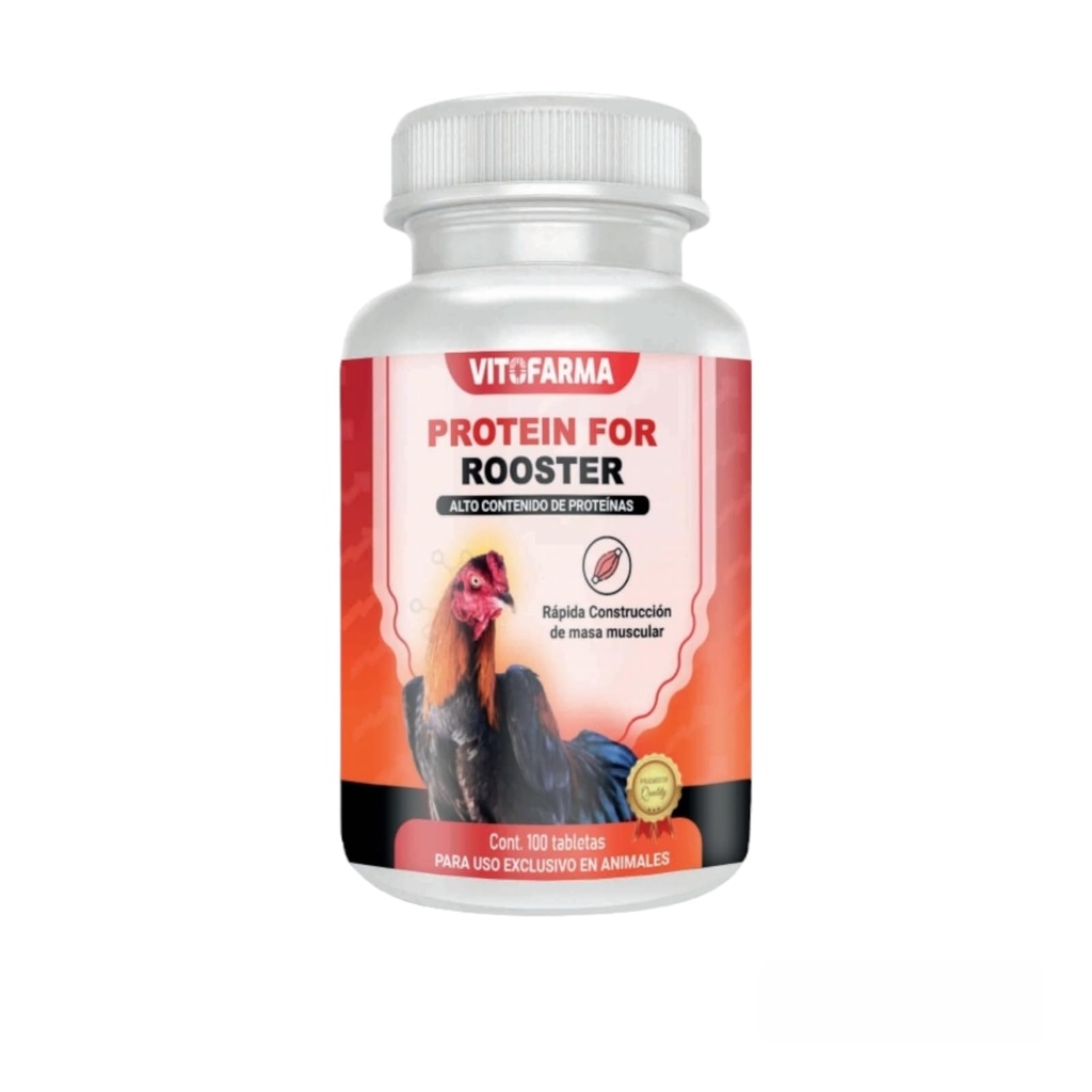 Proteïne Blend for Rooster Chicken - Proteina a Base de Suero de Leche y Albumina de huevo para Gallos 100 tabletas