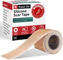 Bescherm Life Silicone Scar Sheets 1.6" x 118" Roll-3M - Medical Grade Scar Tape voor Keloid Bump Verwijdering - Herbruikbare Siliconen Tape Scar Verwijdering Strips, Patches voor Chirurgische littekens, C sectie