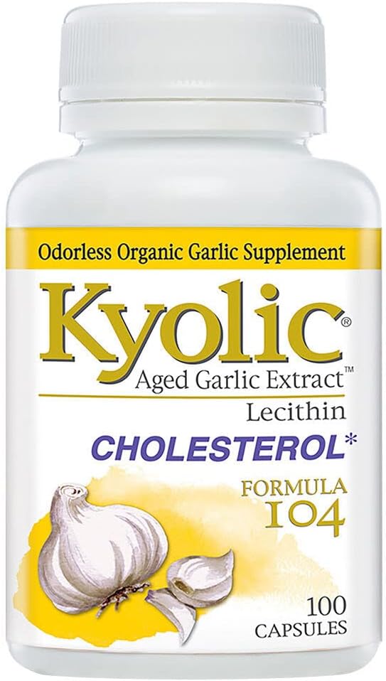 Kyolic Aged Knoflook Extract Cholesterol Formule 104-100 Capsules