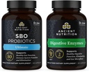 Oude Voeding SBO Probiotica Capsules, Ultimate, 60 Tel + Digestieve Enzymen Capsules, 90 Tellen