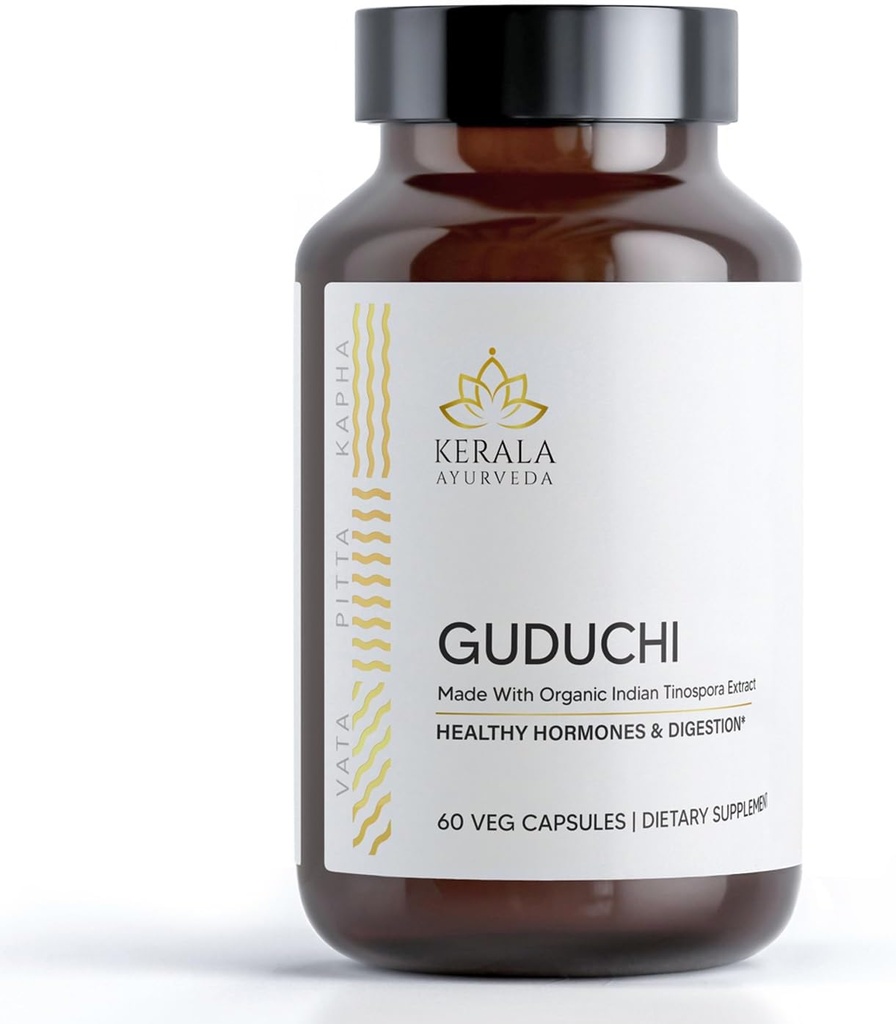 Kerala Ayurveda Guduchi Herbal Capsules 