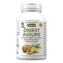 ANDREW LESSMAN Digest Assure 180 Capsules - Mélange complet d'enzymes naturelles puissantes pour soutenir et améliorer la santé digestive, enzymes d'origine végétarienne, petites capsules faciles à avaler