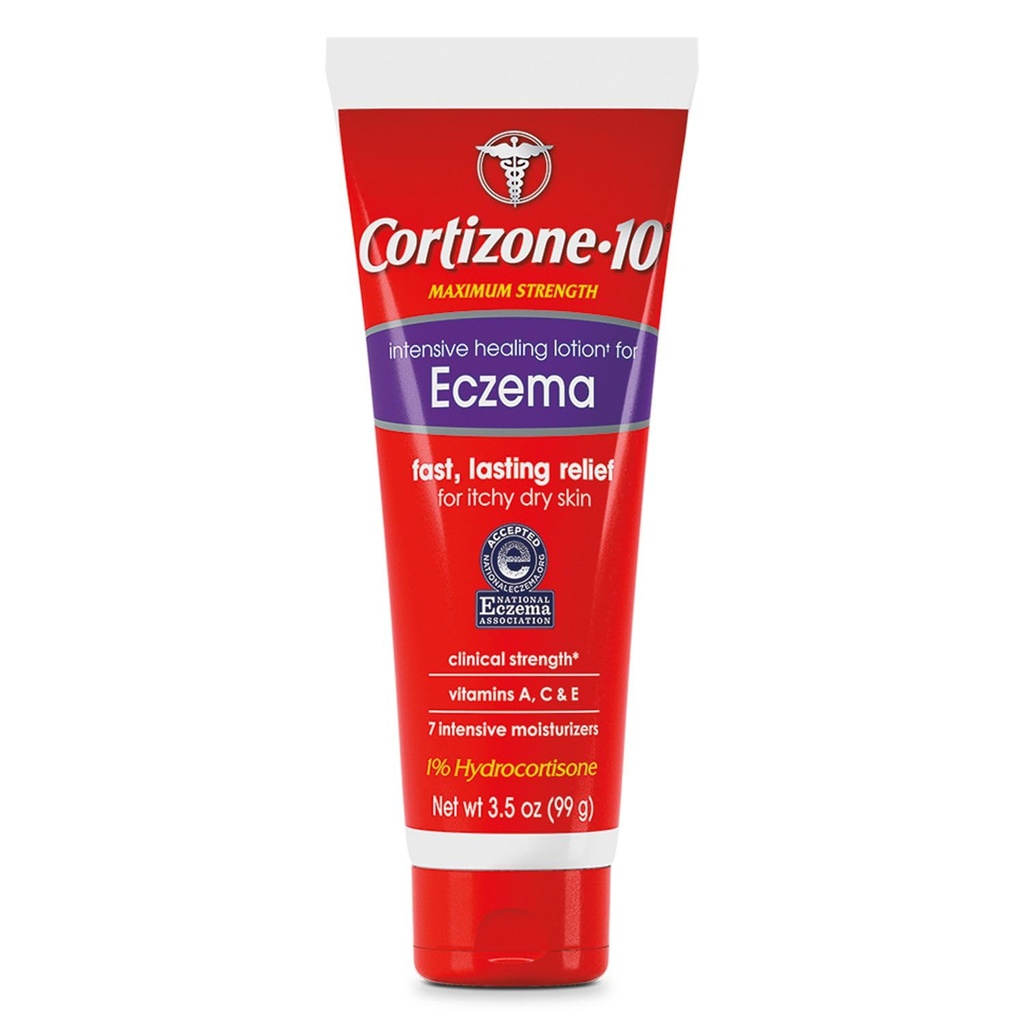 Cortizone 10 Lotion de guérison intensive maximale pour l'eczéma, 3,5 oz Pack 1