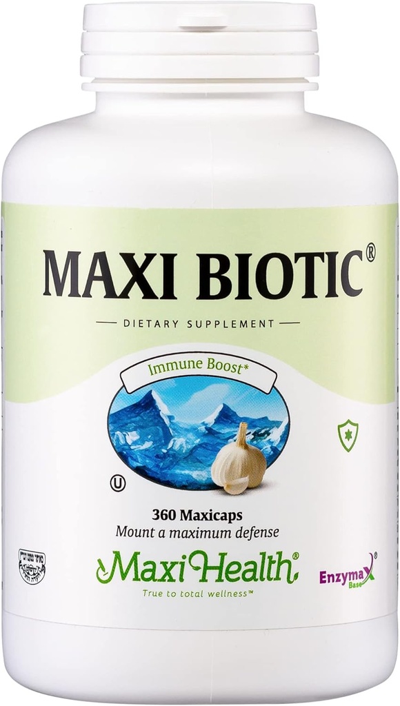 Maxi Health - Maxi Biotic Aged Knoflook Extract Capsules (360 Telling)