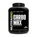 Poudre de maltodextrine NutraBio CarboMax - Poudre d'hydrate de carbone pour l'énergie durable - Calorie riche pour le muscle et le gain de poids - Non aromatisé - 5 livres, 75 portions