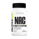 NutraBio N-Acetyl Cysteine Supplement (NAC) - 90 Capsules, 600mg Elke - Krachtige Anti-Oxidant - Immune Support - Boost Glutathion