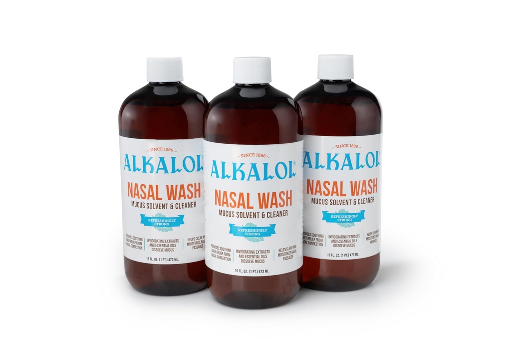Alkalol Solution Original Nasal Wash, 16 fl oz (verpakking van 3)