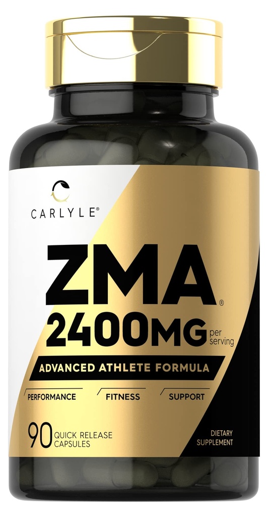 Carlyle ZMA Supplément pour les hommes et les femmes 2400mg