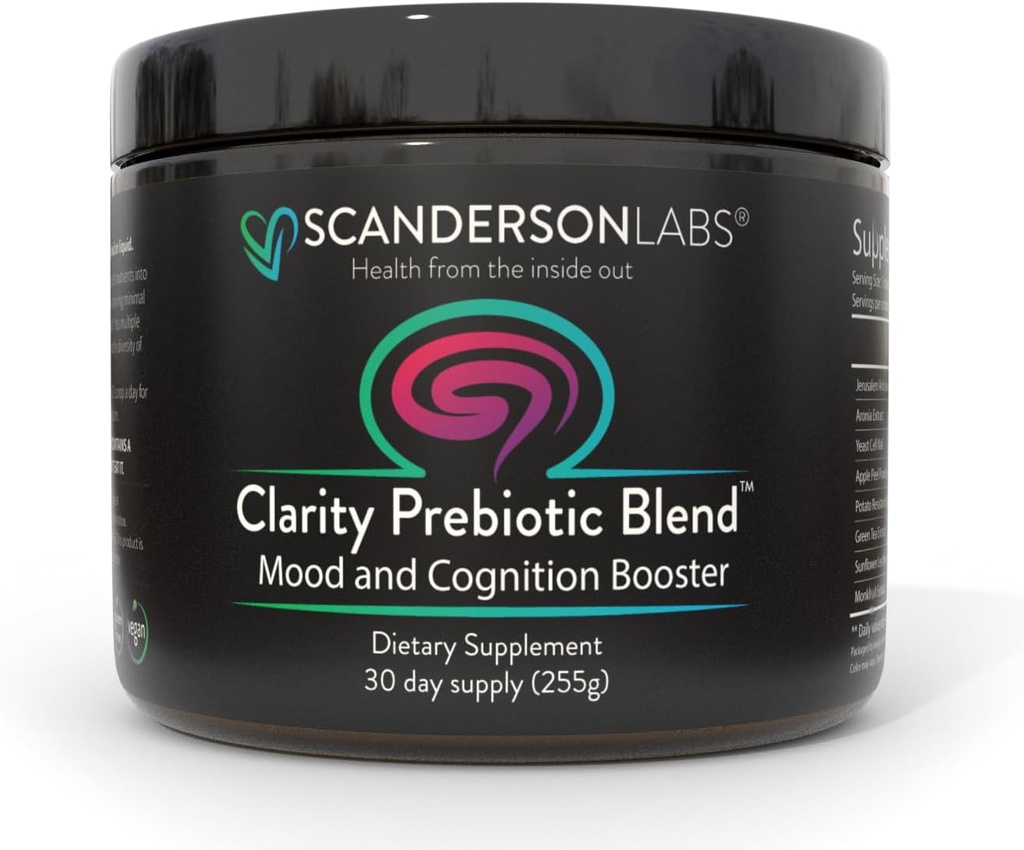 Clarity Prebiotic Blend Optimaliseer Gut and Mood via de Gut-Brain as 