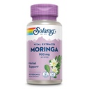 SOLARAY Moringa Capsules 900 mg - Supplément Moringa avec 135 mg Saponines - Support à base de plantes avec Vitamines, Minéraux, Acides aminés, Vegan, Garantie de 60 jours, 30 portions, 60 capsules