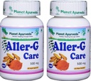 Planeet Ayurveda Aller-G Care, 500mg Veg Capsules - 2 flessen