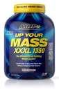Performance humaine maximale MHP UYM XXXL 1350 Mass Building Gainer de poids, gains de masse musculaire, w/50g de protéines, haute calories, 11g BCAAs, Leucine, chocolat au lait, 8 portions