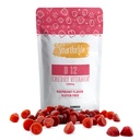 B12 Gummy Vitaminen - 1500 mcg Vitamine B12 Gummies voor volwassenen en kinderen - Helpt met energie, Metabolisme, Bone Zenuwstelsel Ondersteuning - Raspberry Smaak - 60 Tel - 60 Dagen Levering
