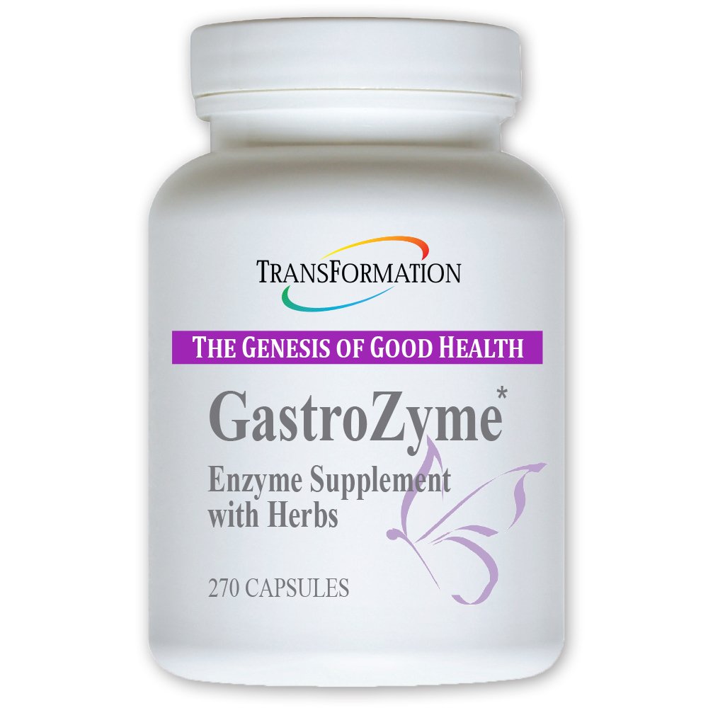 TRANSFORMATIE VAN DE GENESIS VAN GOEDE GEZONDHEID - GastroZyme Supplement, Uniek samengesteld met Enzymen & Papaya Leaf, rhodiola rosea Kruiden, Soothes & verlicht gastrointestinale ongemakken, 270 Capsules