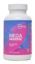 Microbiome Labs MegaMarine Omega 3 Visolie Supplementen - Gut-Specific EPA DHA Omega 3 Supplement met DPA voor Gut Health - Ondersteuning Immune & Gut Barrier Functie (60 Softgels)