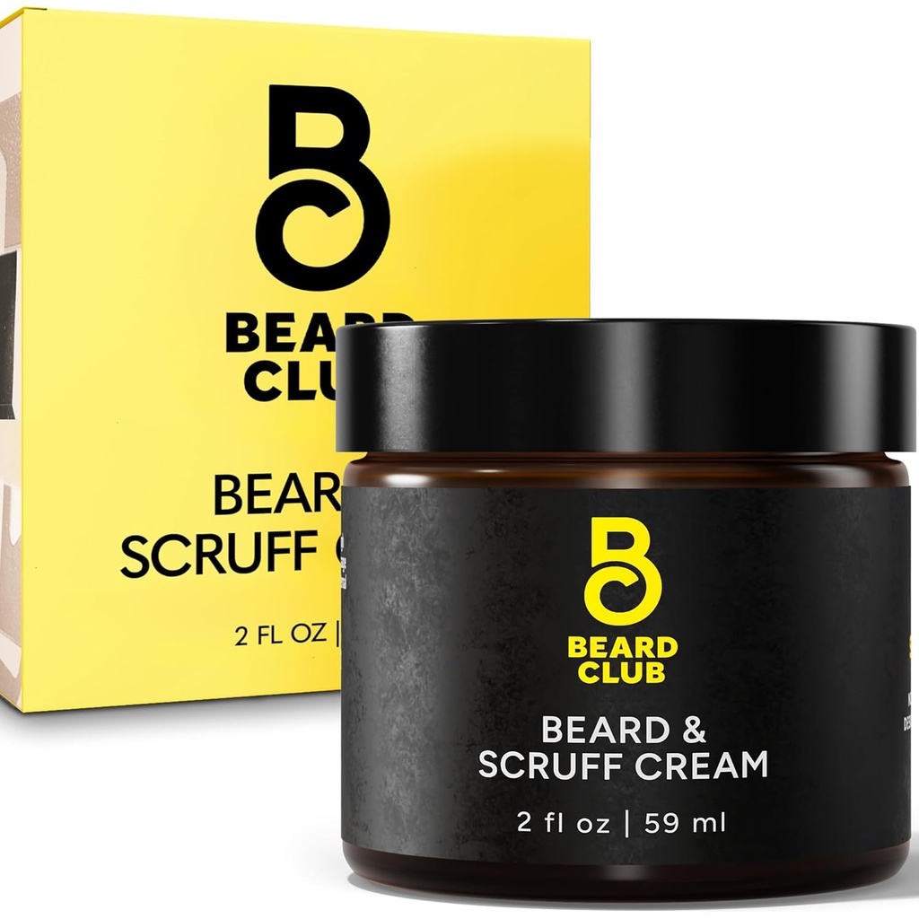 De Baard Club Biotin Baard Cream - vochtinbrengende en hydraterende Shea Baard Butter voor gezonder gezicht haar en huid