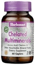 Bluebonnet Nutrition High Potency chelated multiminerals, Albion chelated minerals, Soy-Free, Gluten-Free, Non-GMO, Kosher Certified, Dairy-Free, 60 Caplets, 20 Servers