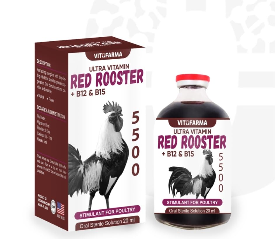 B12 5500 20ml Restauratieve Spiermassa Optimale Gewichtstraining Support Booster voor Rooster - Suplemento para Gallos b12 20 ml (20 ml)