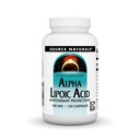 Bron Naturals Alpha Lipoïnezuur 100 mg Ondersteunt gezonde suiker Metabolisme, leverfunctie en energieopwekking - 120 capsules