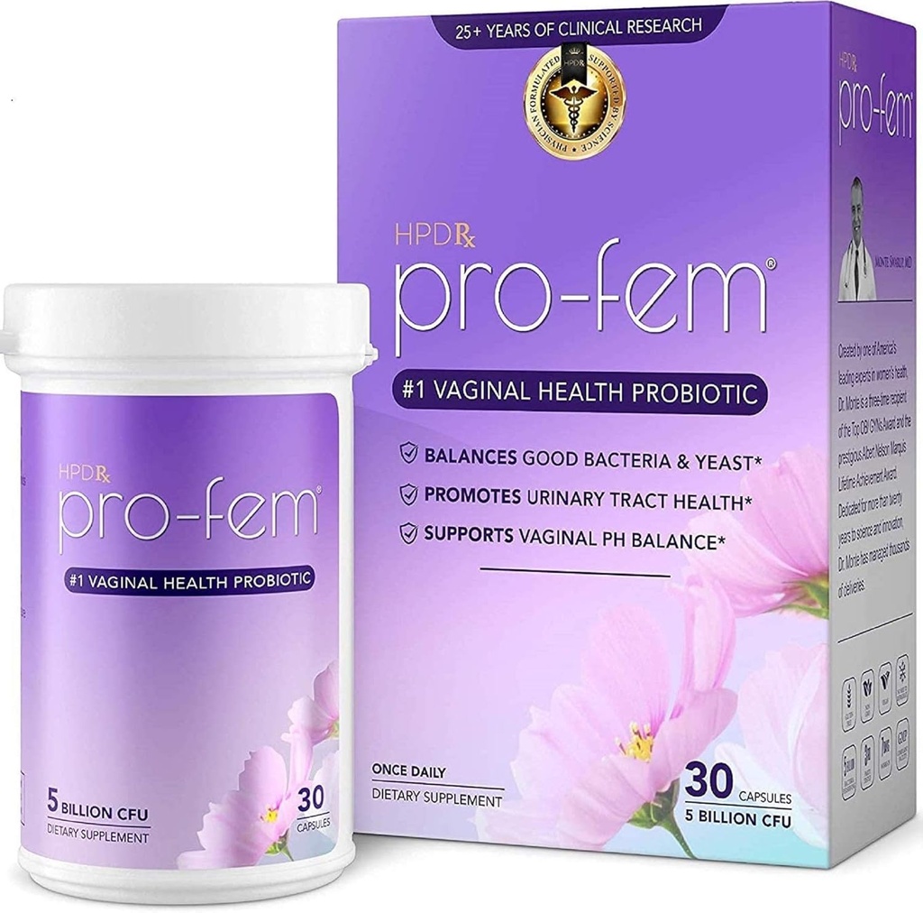 HPD Rx Pro-Fem #1 Vaginale gezondheid Probiotica Vaginale Probiotica 