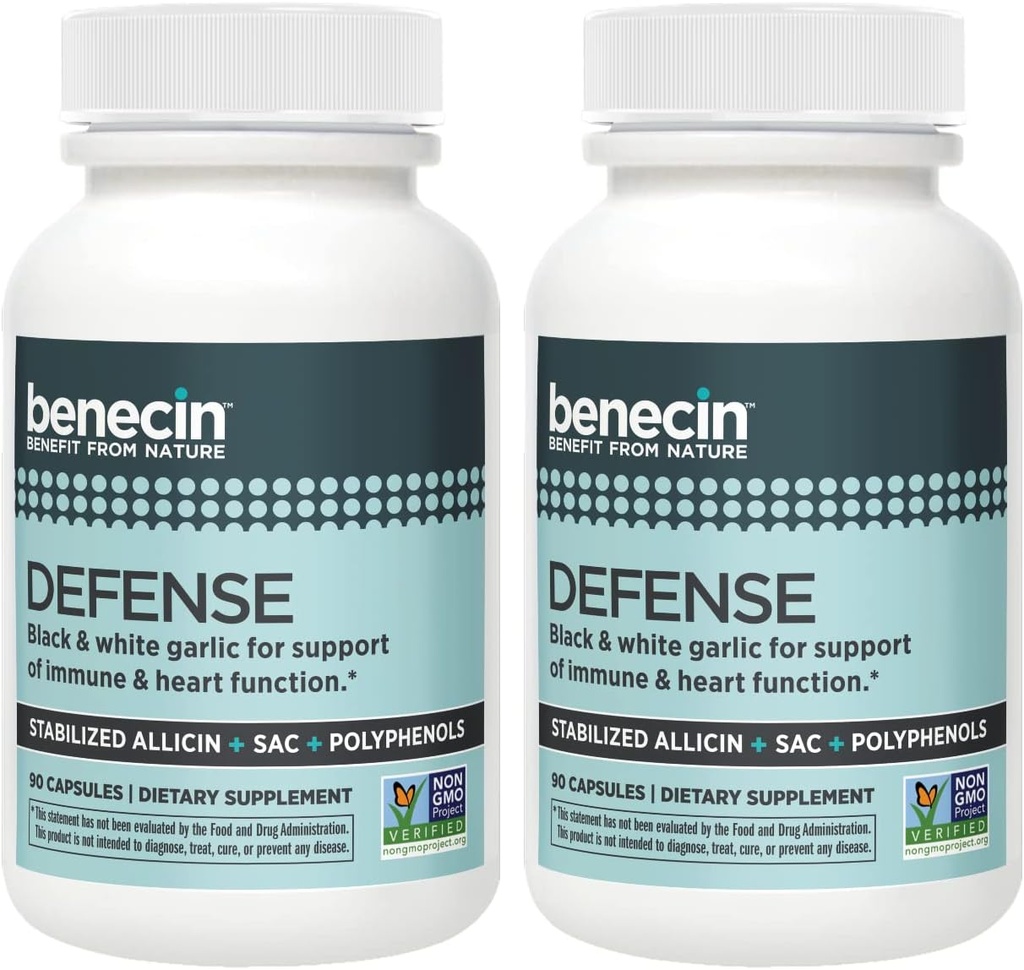Benecin Defense 1500 mcg Stabilized Allicin per Capsule 