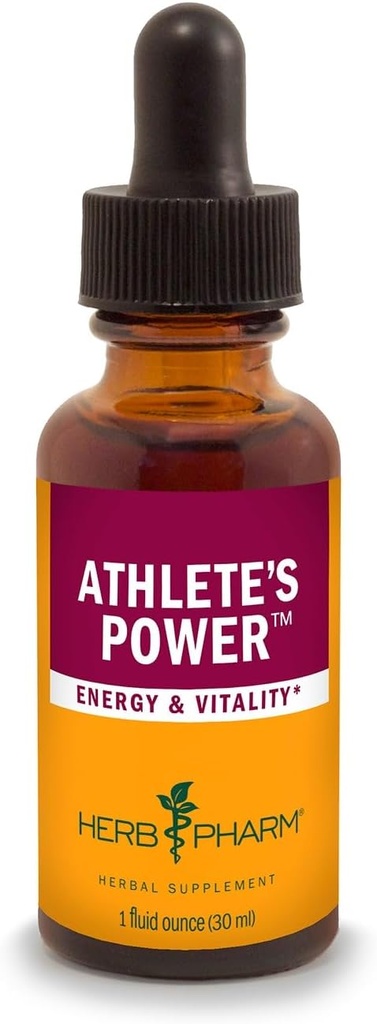 Herb Pharm Atlete's Power Liquid Herbal Formula for Energy and Vitality - 1 Ounce (FSTEROL01)