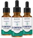 Laboratoires justifiés (3 pack Cortexi gouttes d'oreille Cortexi huile d'oreille saine soutient les oreilles saines mélange de prime des huiles essentielles 3 bouteilles