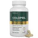 Colon Cleanse Dietary Supplement - Soutient le nettoyage des chevreuils et des pièges digestifs - Constipation des rainures - Racine de gingembre, Lactobacillus, Psyllium Husk et oxyde de magnésium - 90 capsules (paquet de 1)