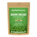 Herbes Forever Bhumi Amalaki Poudre de Phyllanthus Niruri. Herbe ayurvédique pour le bien-être, la désintoxication et la vitalité.