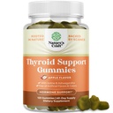 Natures Craft Vegan Thyroid Gummies with Sea Moss - Schildklierondersteuning Gummies for Comprehensive Support for Men and Women with Iodine Selenium and Other Potent Vitamins - Gelatine-Free Non-GMO 120