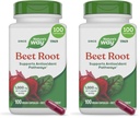 Nature's Way Beet Root, 1000 mg per portie, 100 Vegetarische Capsules (verpakking van 2)