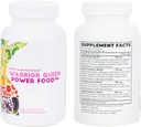 Warrior Queen Power Food, le supplément de fruits et de légumes fabriqué à partir de nourriture entière, Superfood pour les femmes en mission, avec des rouges et des verts que vous devez libérer votre Guerrier intérieur Queen (120 capsules)