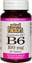B-6 Pyridoxine HCL 100mg Natuurlijke factoren 90 Tabs
