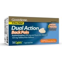Comprimés GoodSense Dual Action Acétaminophène et Ibuprofène (NSAID), 250 mg/125 mg, Douleur dorsale, 144 Nombre