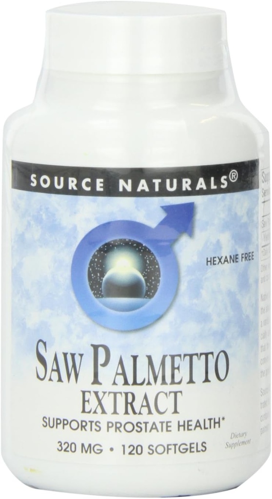 Source Naturals Saw Palmetto Extract 320mg, 120 Softgels