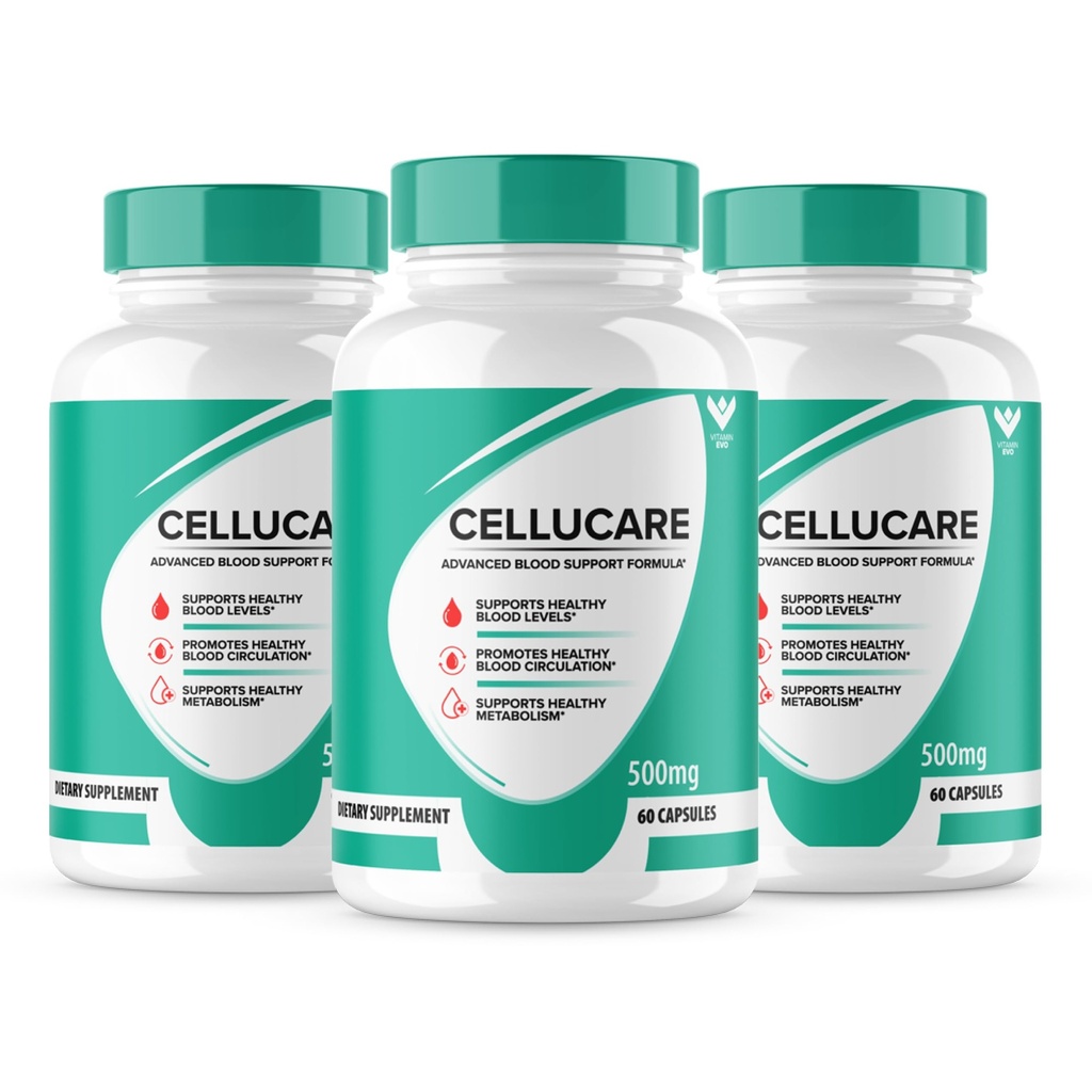 (3 Pack) Cellucare Advanced Blood Support Formula Supplement - Cellucare Blood Capsules - Maximale sterkte, Cellucare Alle natuurlijke behandeling, Cellu Care Pillen Bloed Ondersteuning Beoordelingen (180 Caps)