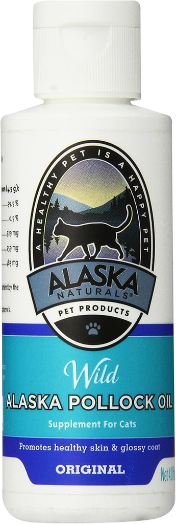 Alaska Naturals Pet Products Pollock Oil voor honden, 4-Ounce fles