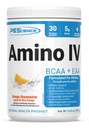 PEScience Amino IV BCAA & EAA Powder, Essential Amino Acids, Taurine, Electrolytes for Hydration and Muscle Recovery, Sugar Free for Men & Women, Post Workout - Orange Dreamsicle - 30 Servers