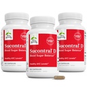 Terry Naturally Sucontral D - B-Complex & Folate Supplement - Koolhydraat Metabolisme Ondersteuning - Vitamine & Mineraal Supplement met zink & Chroom - 60 capsules (verpakking van 3)