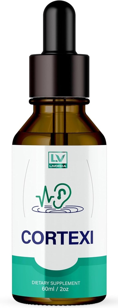 LIVORKA 1 Pack - Cortexi Drops - Cortexi Formula, Cortexi Oral, Cortexi Drops - voor Oorgezondheid, Hearing Support, Cortexi Drops to Drink, Cortexi 1 Fles voor 1 maand, Cortexi Beoordelingen.