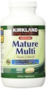 Kirkland Signature Adultes, 50 plus multivitamines et minéraux matures, comprimés de 400 tasses