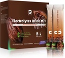 Electrolytes Powder Packets for Electrolyte Drink Mix | Sugar-Free Electrolytes Packets with Vitamins & Magnesium Replenish Hydration - 15 Sticks