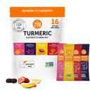 ZYN Electrolyte Drink Mix Hydratation Packets, Electrolytes Poudre, Hydratation Packets avec Curcumine/Turcuma, Vitamine C et D, Zinc, Hydrate Electrolyte Poudre Packets pour le Bien-être, Variété Pack de 16